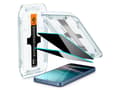 Miniatyrbild 2 av 5: Spigen GLAS.tR EZ Fit HD Privacy, Samsung, Galaxy S25 (2025), Galaxy S24 (2024), Dammresistent, Reptålig, Svart, 2 styck