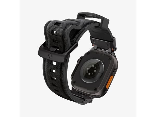 Spigen DuraPro Armor Apple Watch Ultra (49mm) Band Black Edition, Band, Smartwatch, Black, Apple, Apple Watch Ultra (49mm), Nylon, Thermoplastic poly