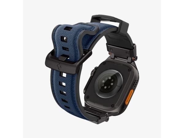 Spigen DuraPro Armor, Band, Smartwatch, Marinblå, Apple, Apple Watch Ultra (49/46/45/44/42 mm), Nylon, Termoplastisk polyuretan (TPU)
