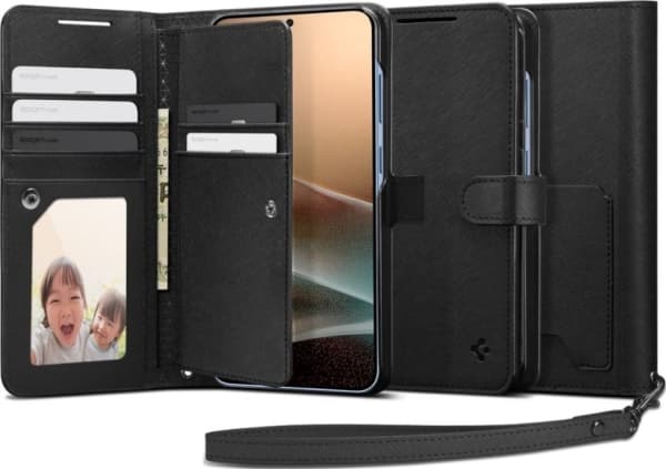 Classic Spigen Wallet S for Samsung Galaxy S25+ Svart