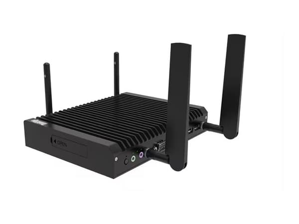 Lenovo ThinkEdge SE10 12NJ - USFF x6214RE inntil - Gigabit Ethernet, 2.5 Gigabit Ethernet - monitor: ingen - svart