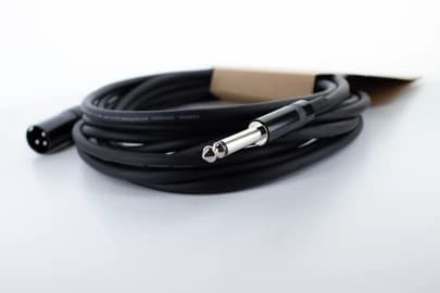 Cordial 14753, Hankjønn, 6.35mm, Hankjønn, 5 m, Sort