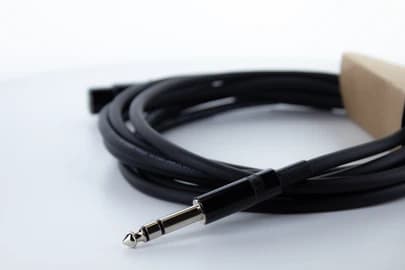 Cordial 14820, XLR, Hunkjønn, 6.35mm, Hankjønn, 1 m, Sort