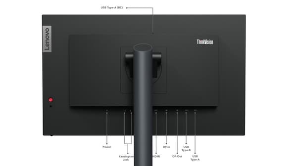 Lenovo ThinkVision P24q-30 LED display 60,5 cm (23.8") 2560 x 1440 pixlar Quad HD Svart