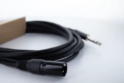 Cordial 14812, XLR, Hankjønn, 6.35mm, Hankjønn, 3 m, Sort
