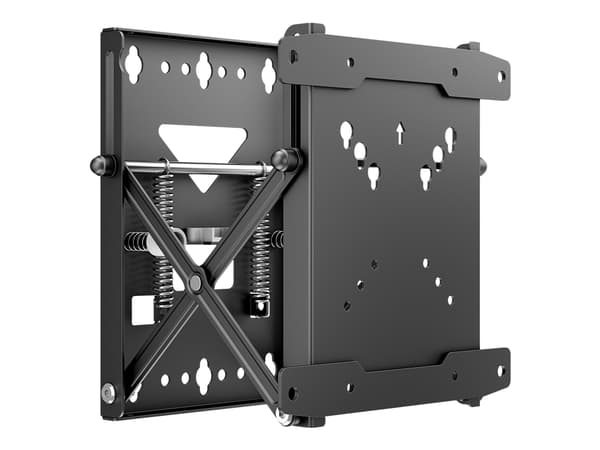 Multibrackets M Public Push X Small 200 - Monteringssats (videoväggfäste) - för LCD-display - stål, järn - svart - skärmstorlek: 13"-43"