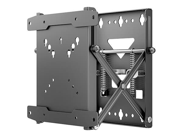 Multibrackets M Public Push X Small 200 - Monteringssats (videoväggfäste) - för LCD-display - stål, järn - svart - skärmstorlek: 13"-43"