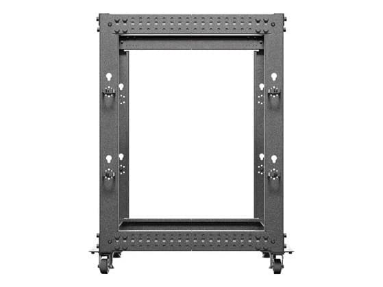 Lanberg OR01-6115-B, Fristående rack, 15U, 600 kg, Kuggskenor, Styrhjul, 22 kg
