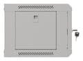 Miniatyrbilde 4 av 5: Lanberg WF03-5304-10S, Veggmonterbar hylle, 4U, 60 kg, Nøkkellås, Rack skinner, 9,6 kg
