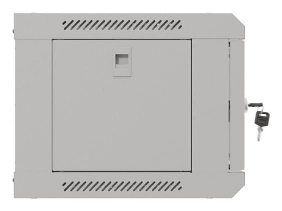 Lanberg WF03-5304-10S, Veggmonterbar hylle, 4U, 60 kg, Nøkkellås, Rack skinner, 9,6 kg