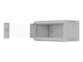 Miniatyrbilde 5 av 5: Lanberg WF03-5304-10S, Veggmonterbar hylle, 4U, 60 kg, Nøkkellås, Rack skinner, 9,6 kg