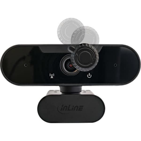 InLine 55364C webbkameror 1920 x 1080 pixlar USB 2.0 Svart