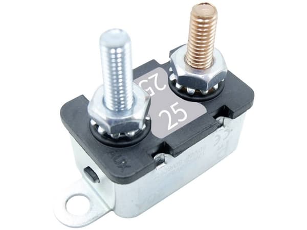 PARTS PTT C001-102-0111C2T325 Sikringsautomat 25 A, 12.5 A, 6 A Sølv, Hvid 1 stk