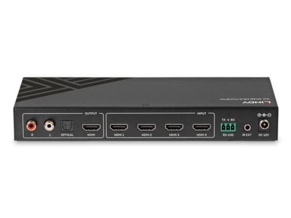 Lindy 38228, HDMI, Metall, Sort, 60 Hz, 3840 x 2160, 18 Gbit/s
