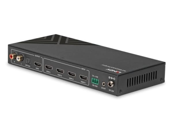 Lindy 38228, HDMI, Metall, Sort, 60 Hz, 3840 x 2160, 18 Gbit/s
