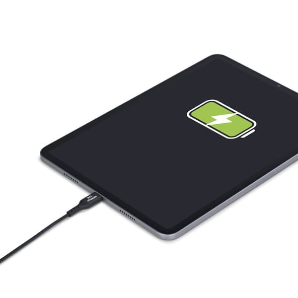 StarTech.com 1 m USB-A till USB-C-laddningskabel, laddning och synkronisering, 3 A, USB 2.0, TPE-mantel - Svart USB-laddningssladd