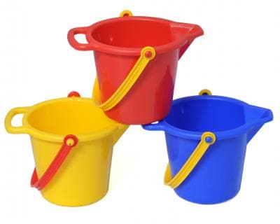 Plasto Bucket, Bøtte, Flerfarget