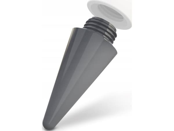ZAGG - Reservetupp for stift - grå (en pakke 4) - for ZAGG Pro Stylus 2