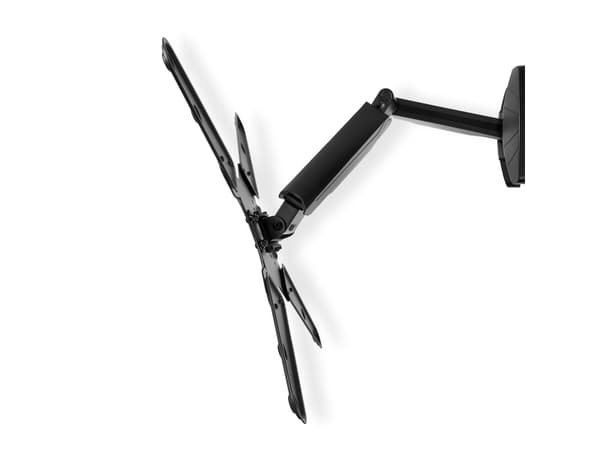 Nedis TVWM2732BK, 75 x 75 mm, 400 x 400 mm, 0 - 20°, 180°, Akrylnitrilbutadienstyren (ABS), Stål, Svart