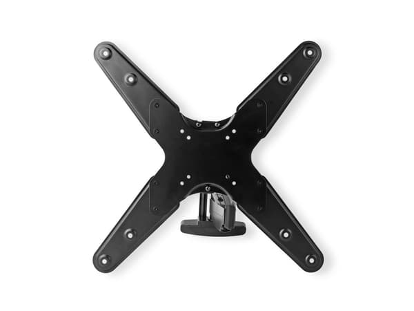 Nedis TVWM2732BK, 75 x 75 mm, 400 x 400 mm, 0 - 20°, 180°, Akrylnitrilbutadienstyren (ABS), Stål, Svart