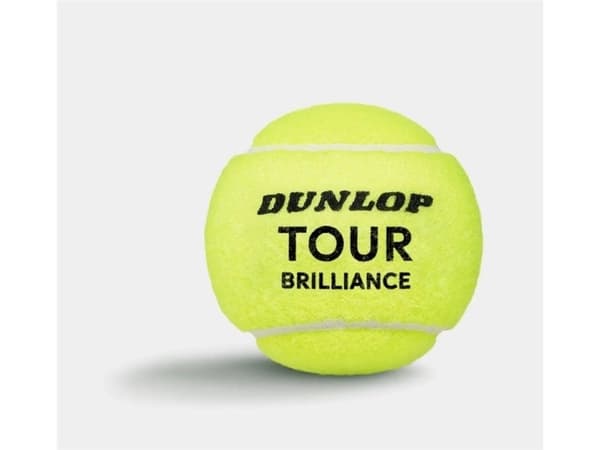 Tennis balls DUNLOP TOUR BRILLIANCE MidRange 4-tube ITF