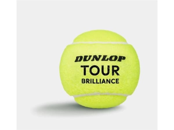 Tennis balls DUNLOP TOUR BRILLIANCE MidRange 4-tube ITF
