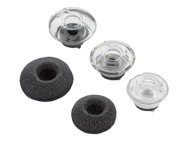Poly - Sats med hörsnäckor för headset - liten - svart (paket om 3)
