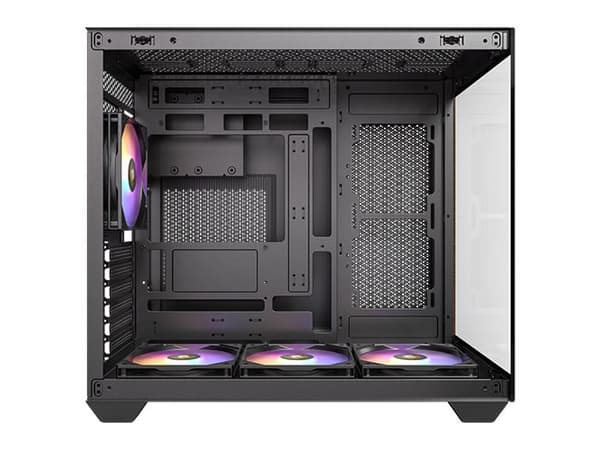 Antec CX800 ARGB, Midi Tower, PC, Sort, ATX, ITX, Micro ATX, Glass, Stål, Spilling