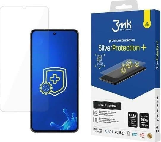 3MK Silver Protect+ Motorola ThinkphoneAntimicrobial film mounted wet