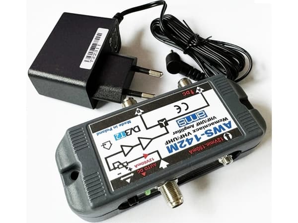 AMS TV-tuner terrestrisk TV-antenneforsterker (AWS-142M)