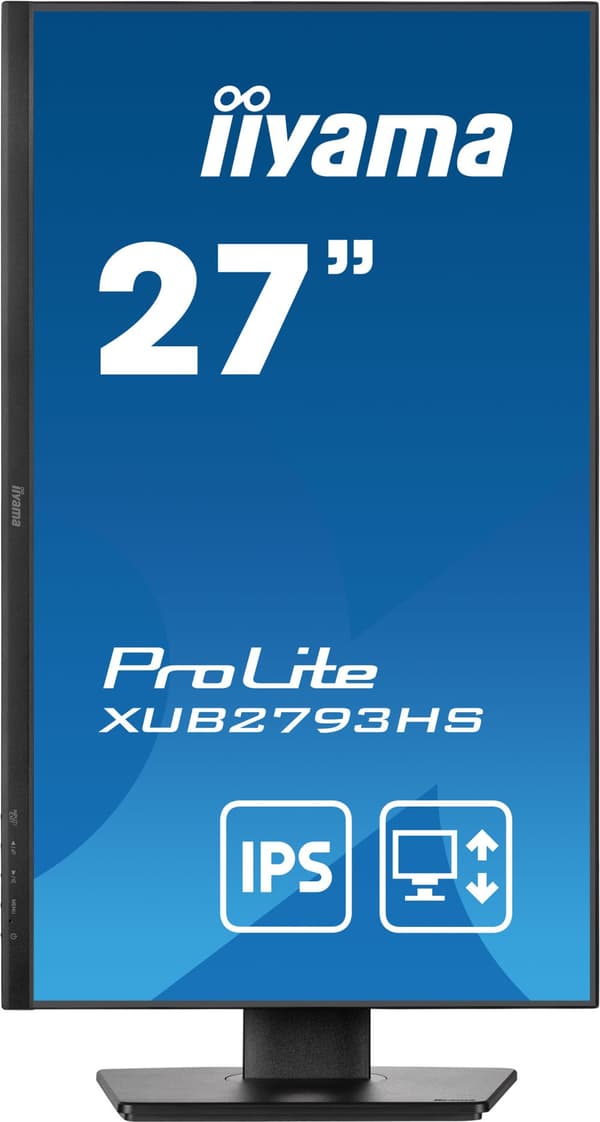 iiyama ProLite XUB2793HS-B7 platta pc-skärmar 68,6 cm (27") 1920 x 1080 pixlar Full HD LED Svart