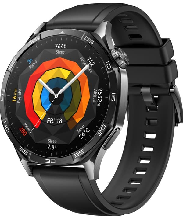 Huawei WATCH GT5 46mm 3,63 cm (1.43") AMOLED Digital 466 x 466 pixlar Svart GPS