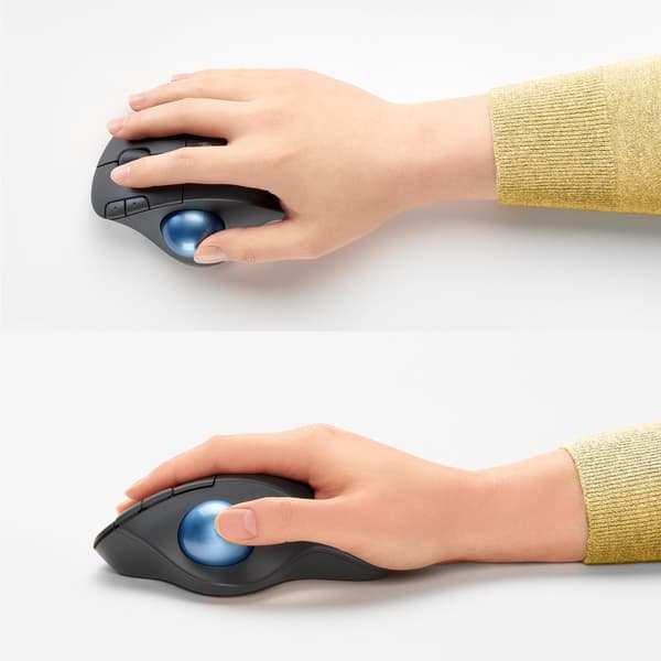 Logitech Ergo M575 datormöss Kontor högerhand Trådlös RF + Bluetooth Styrkula 2000 DPI