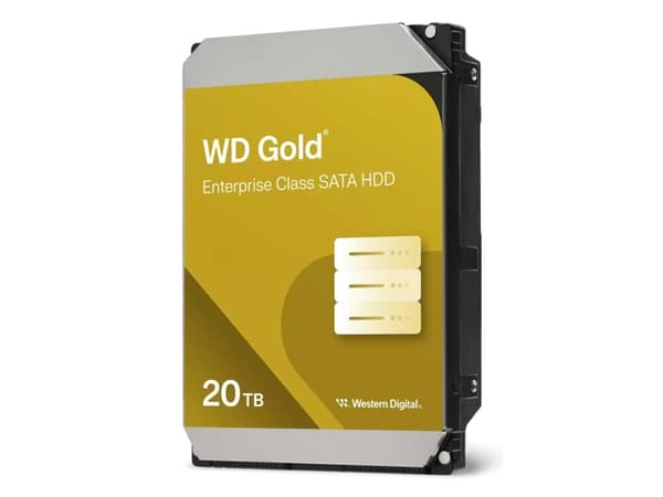 WD Gold - Hårddisk - 20 TB - intern - 3,5" - 7200 rpm - buffert: 512 MB