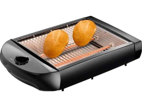 MELISSA 16140145 - Flachtoaster, 600W, schwarz (A005503)