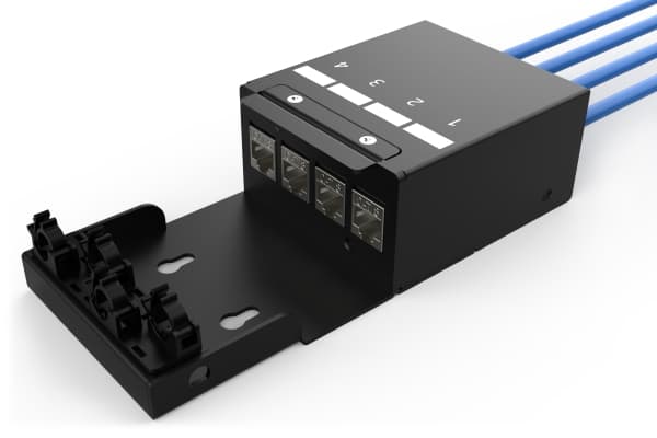 Digitus DN-93708-4, Sort, Stål, 135 mm, 203 mm, 54 mm, 100 mm
