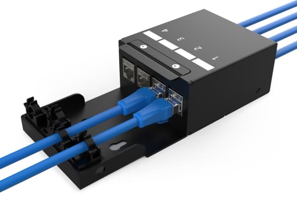 Digitus DN-93708-4, Sort, Stål, 135 mm, 203 mm, 54 mm, 100 mm