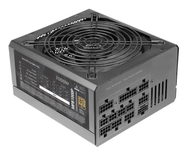 Zasilacz Mars Gaming MPB1000P 1000W Sort