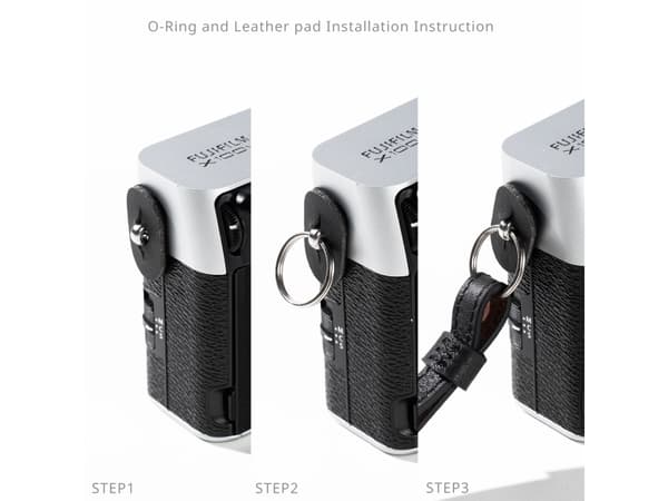 SmallRig 5208, Digitalt kamera, Ekte lær, Sort, 10 kg, O-ring, 110 cm