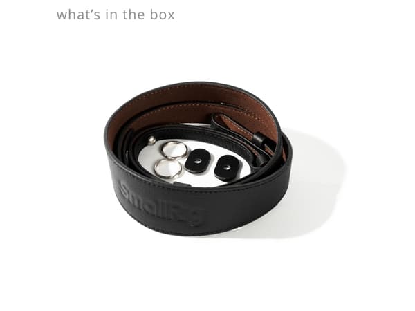 SmallRig 5208, Digitalt kamera, Ekte lær, Sort, 10 kg, O-ring, 110 cm