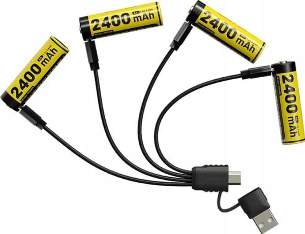 BATTERY RECH. LI-ION AA 1.5V/4PACK NH2400 NITECORE