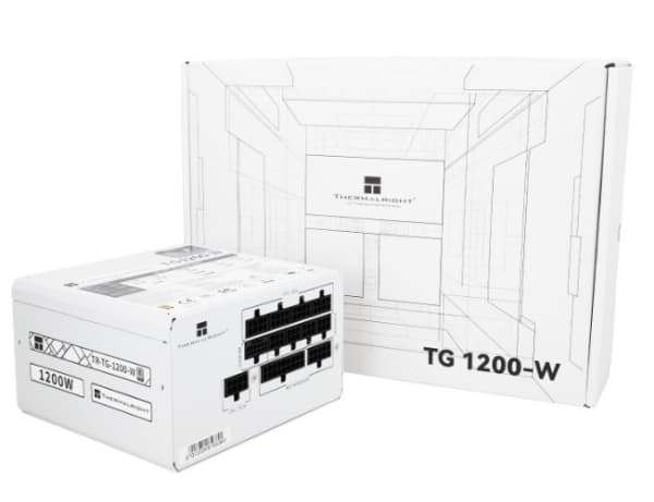 Thermalright TG-1200-W, 1200 W, 100 - 240 V, 47 - 63 Hz, 15 - 7.5 A, 130 W, 1200 W