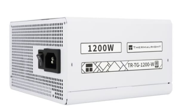 Thermalright TG-1200-W, 1200 W, 100 - 240 V, 47 - 63 Hz, 15 - 7.5 A, 130 W, 1200 W