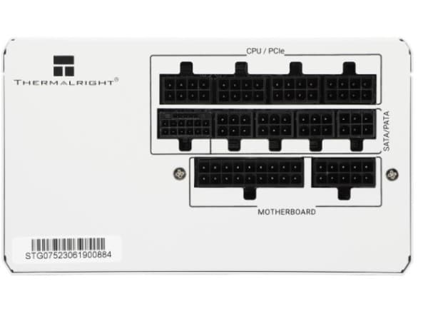 Thermalright TG-750-W, 750 W, 100 - 240 V, 47 - 63 hz, 11 - 5.5 A, 130 W, 750 W