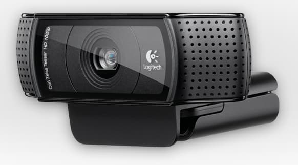 Logitech HD Pro Webcam C920 webbkameror 1920 x 1080 pixlar USB 2.0 Svart