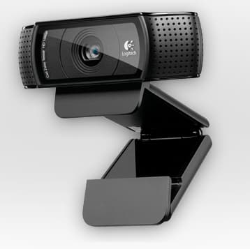 Logitech HD Pro Webcam C920 webbkameror 1920 x 1080 pixlar USB 2.0 Svart