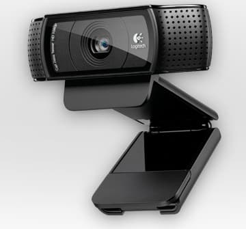 Logitech HD Pro Webcam C920 webbkameror 1920 x 1080 pixlar USB 2.0 Svart