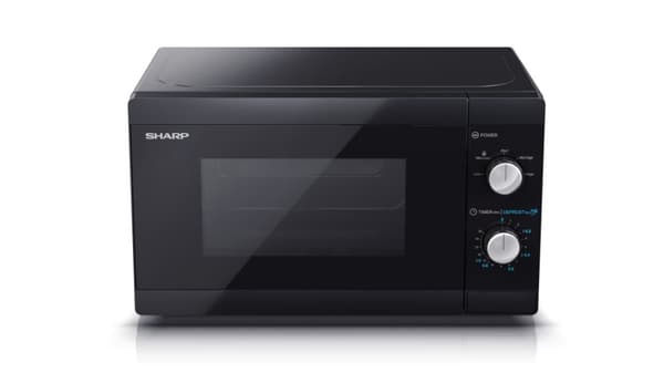 Sharp YC-MS01E-B mikrovågsugn Svart Enbart mikrovågsugn Bänkdiskmaskin 20 l 800 W