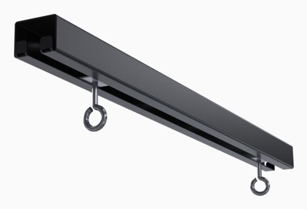 HI-ND - Monteringssett (wire mount) - for flatpanel - svart - skjermstørrelse: 43"-75" - takmonterbar