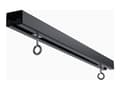 Miniatyrbilde 1 av 3: HI-ND - Monteringssett (wire mount) - for flatpanel - svart - skjermstørrelse: 43"-75" - takmonterbar